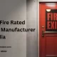 Best Fire Rated Door Manufacturer in India